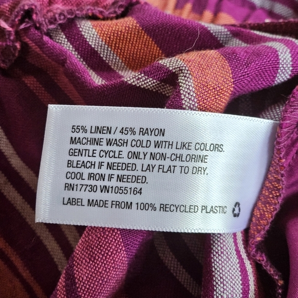 A NEW DAY STRIPED SKIRT WOMEN'S SIZE LARGE - Picture 2 of 2